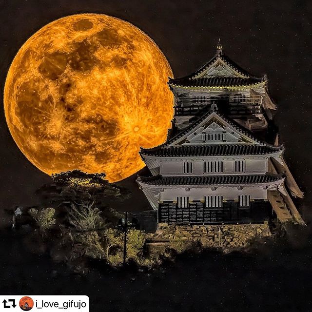 #repost @i_love_gifujo・・・"Super Moon & Nobunaga's Castle at the top of Mt. Kingka" Age of moon: 15.0 daysPhoto taken in Gifu, Japanon  April 8, 2020 "岐阜城と月" 月齢15.0日の月撮影地:岐阜市2020年4月8日撮影#ap_japan_ #awsomedreamplaces #be_one_world #great_myshotz #great_nightshotz #grouptourjapan #hubsplanet #jp_gallery #japan_vacations #loves_night #lovers_nippon #moonrise #night_captures #night_shots_ #noitenoinstagram #_photo_japan_ #star_hunter_jp #total_moon #team_jp_ #retrip_nippon #japan_night_view #world_bestnight #moon_of_the_day #visitjapanjp #gifuphoto  #gifusta #東京カメラ部 #岐阜城と月 #岐阜県インスタ部
